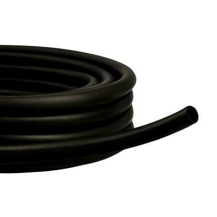 Microtubo negro flexible para riego por goteo – rollo de polietileno