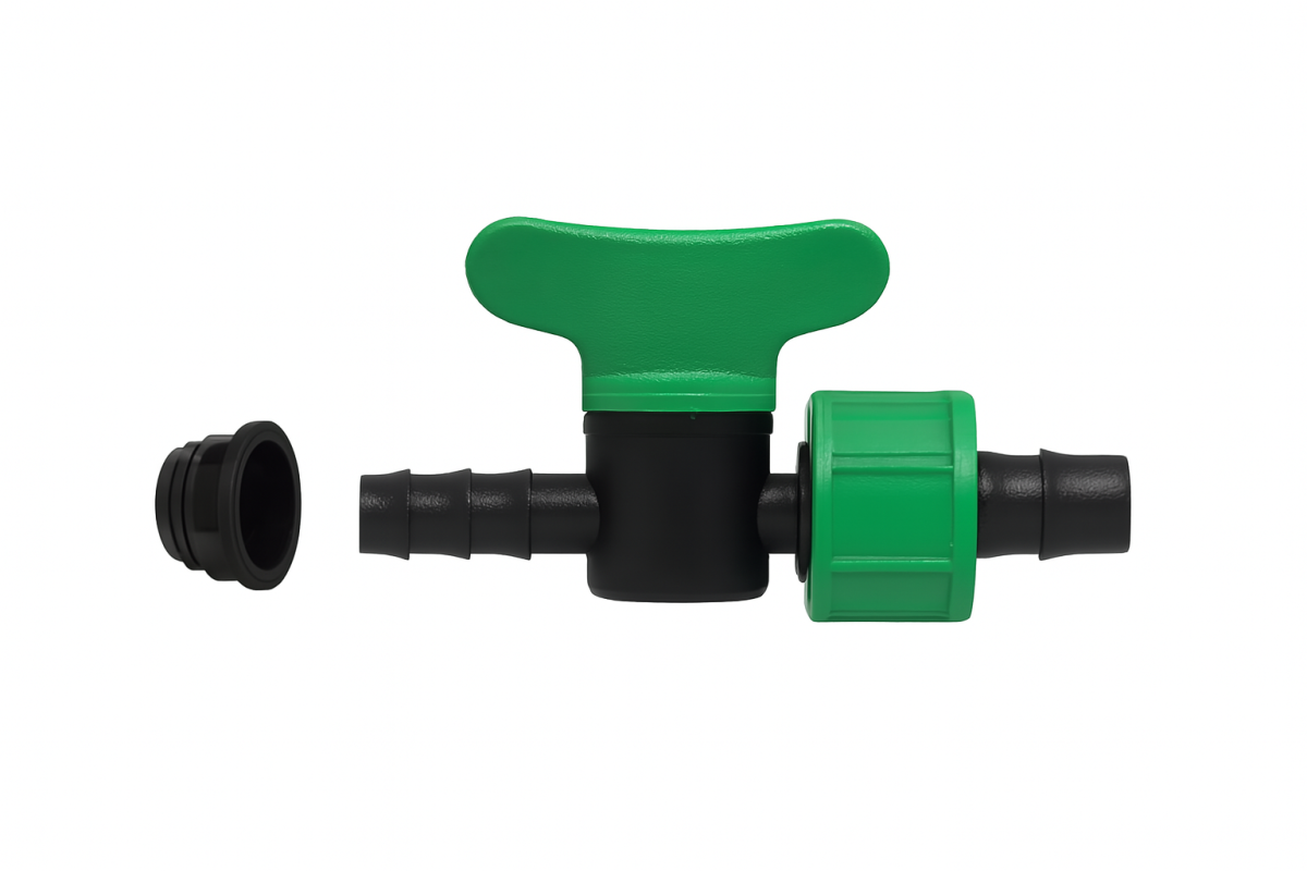 Mini Válvula Inicial para Manguera con Goma